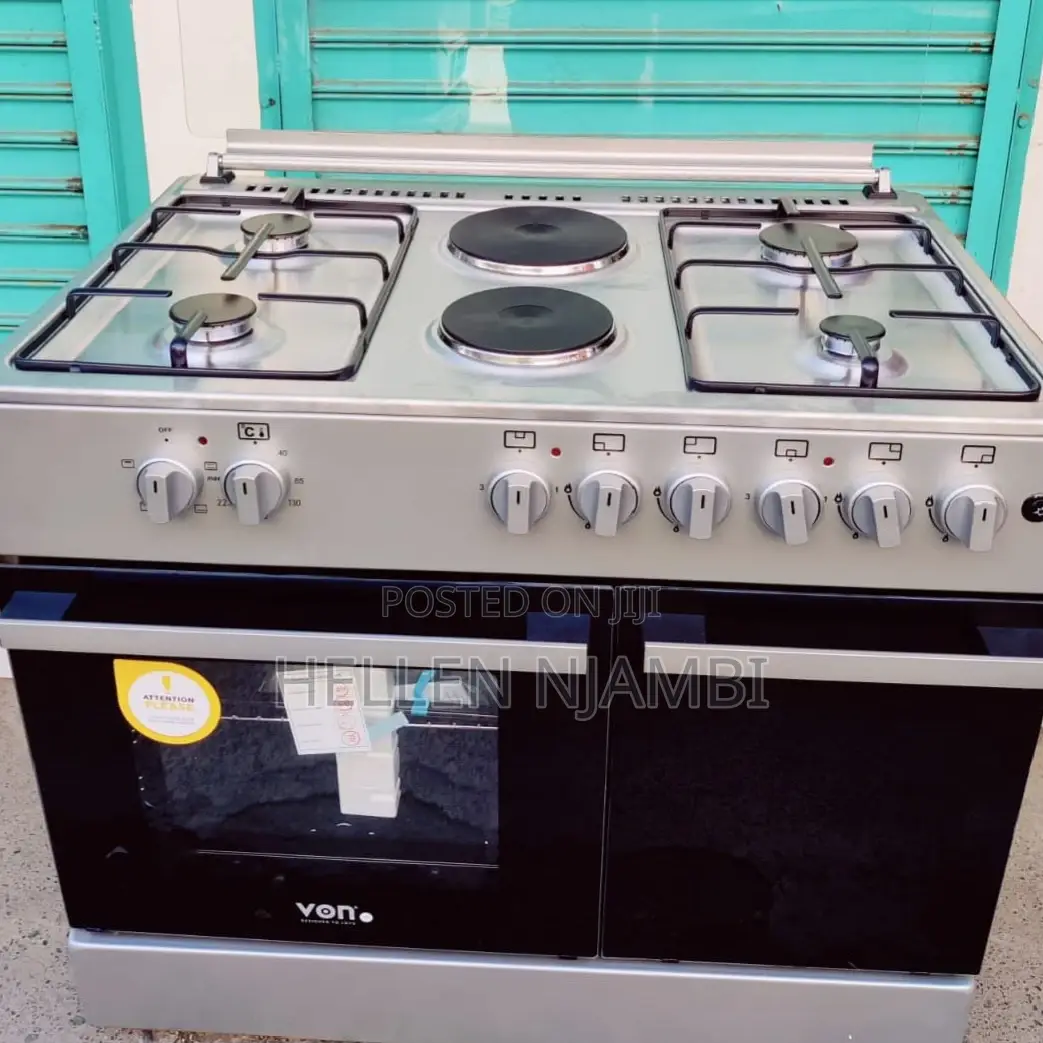 Von 60×90 4g+2hp With Gas Compartment Standing Cooker