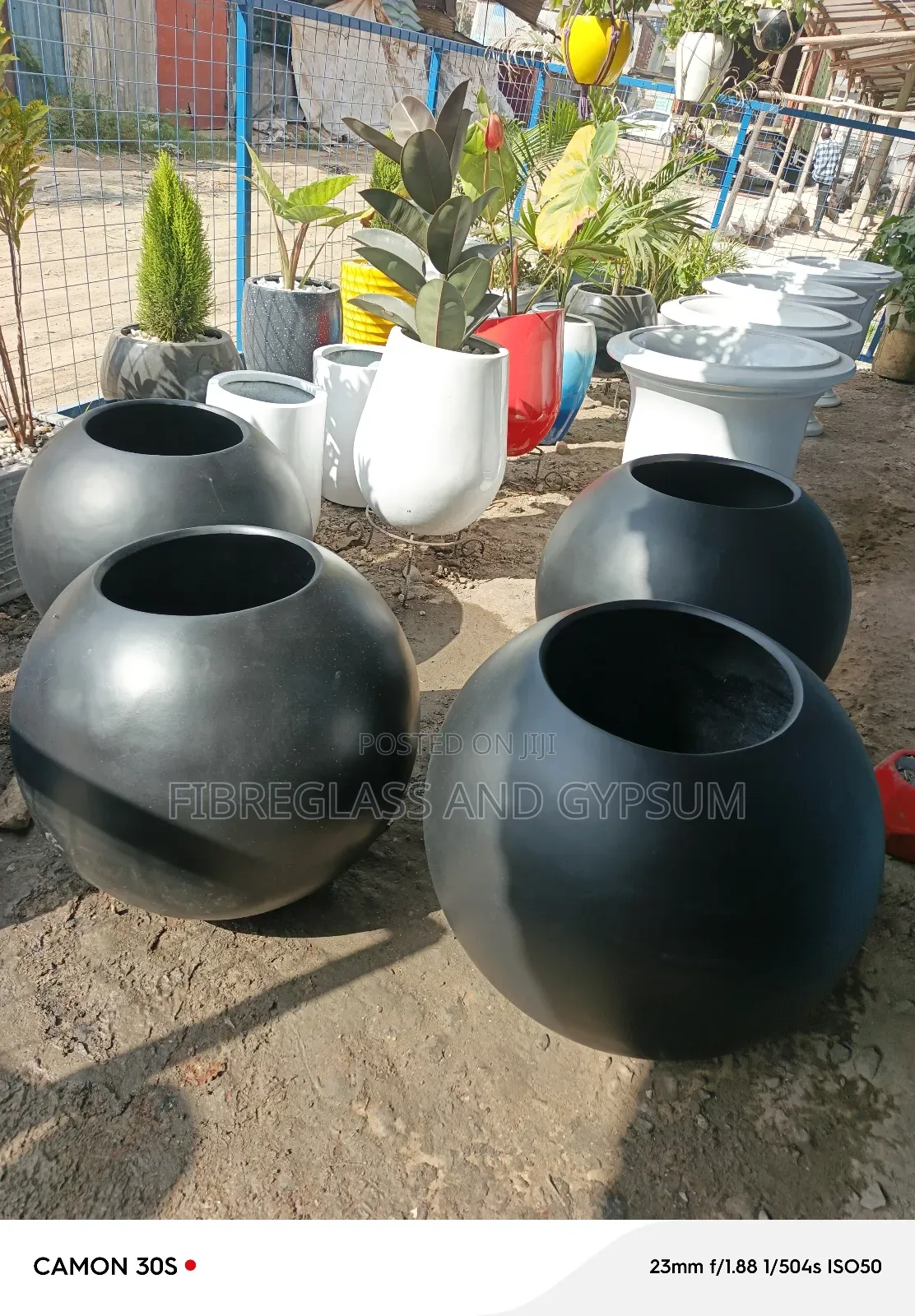Fibreglass Round Pot