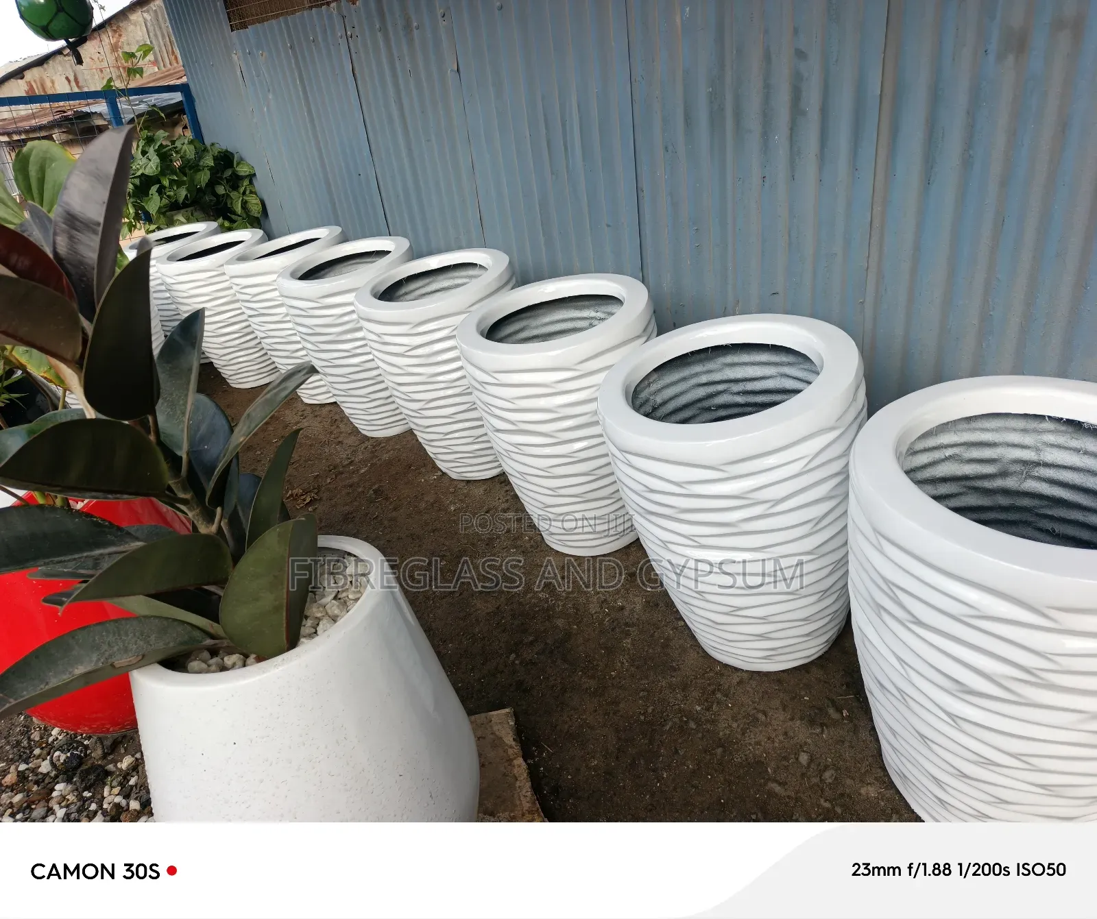 Fibreglass Flower Pots ( Maggie Fibre Pots)