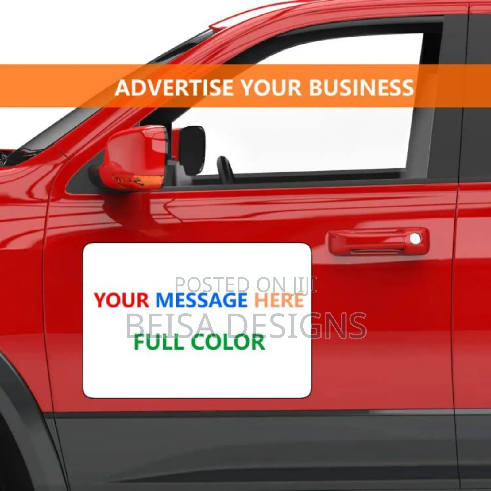 Magnetic Car Sticker