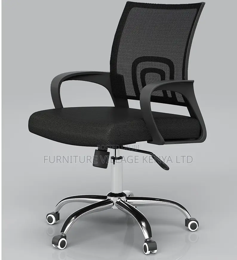 Office Chair:Space Saving Mesh Swivel Desk Office Seat