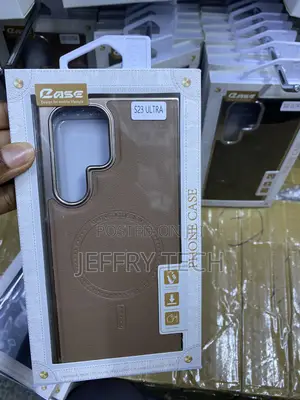 Pasnew Samsung Galaxy S23 Ultra Leather Magsafe Case