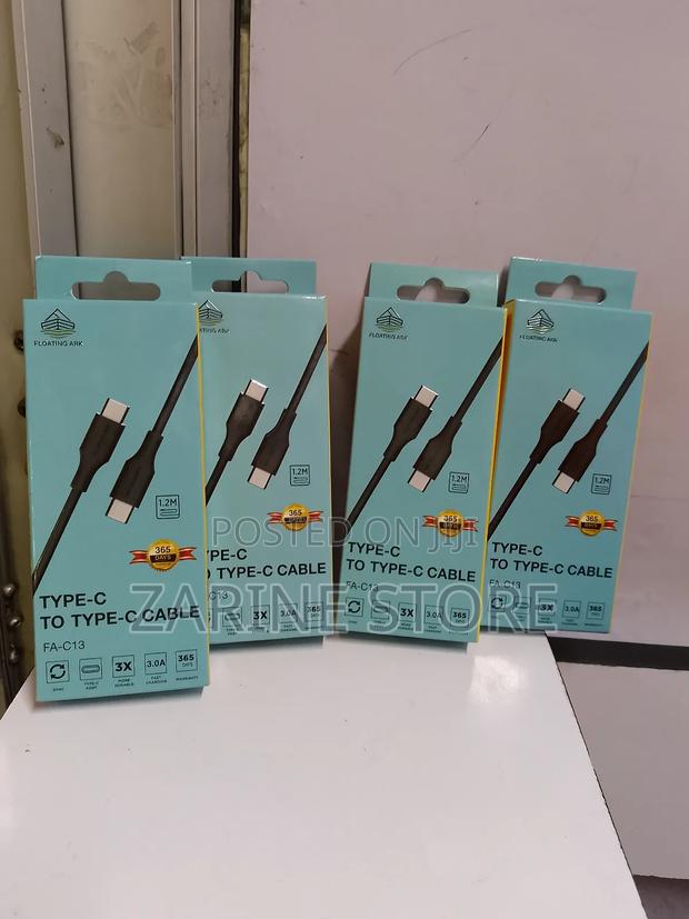 Type C to Type C Cable 1.2 Metres Long Fast Charging Cable - thumbnail 3