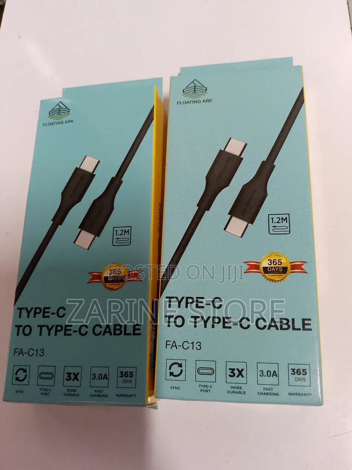 Type C to Type C Cable 1.2 Metres Long Fast Charging Cable