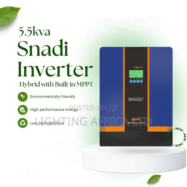 5.5kva/48v Snadi Smart (450vdc) 80a MPPT Hybrid Inverter - main view