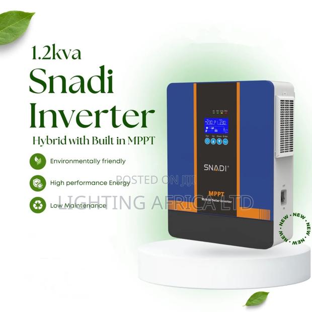 New Offer 1.2kva/12v Hybrid Inverter (100vdc/60a Mppt) High Frequency