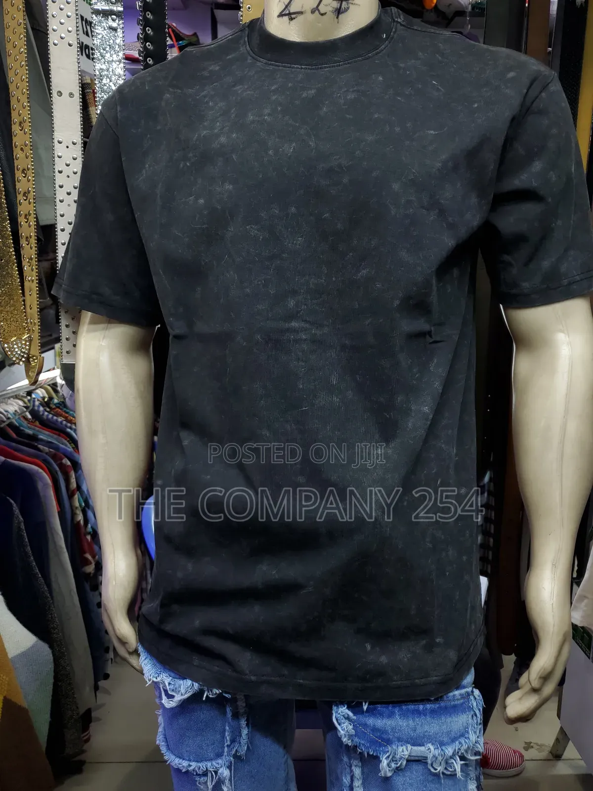 Quality Cotton Acid Washed Round Neck Free Sized T-shirt