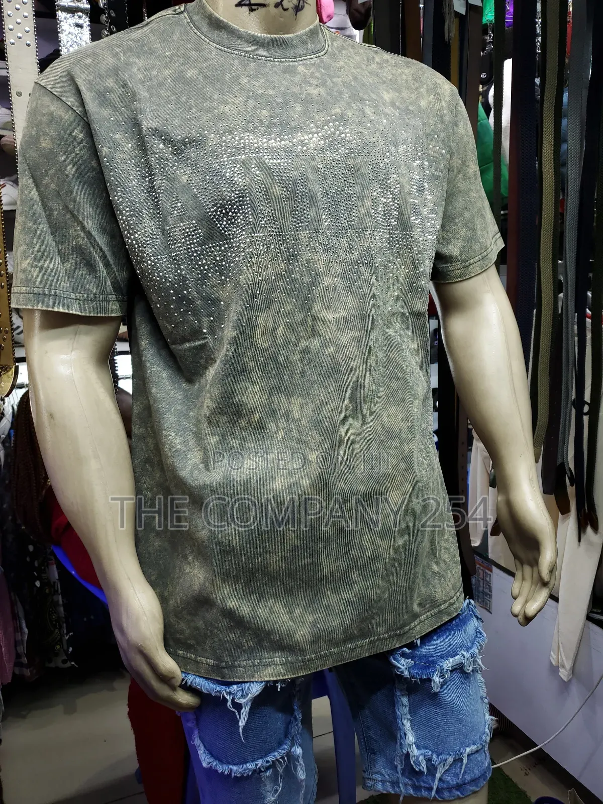 Quality Cotton Acid Washed Round Neck Free Sized T-shirt