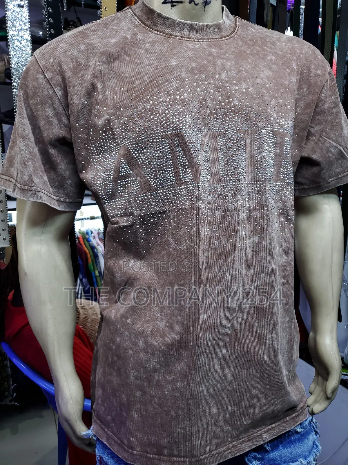 Quality Cotton Acid Washed Round Neck Free Sized T-shirt