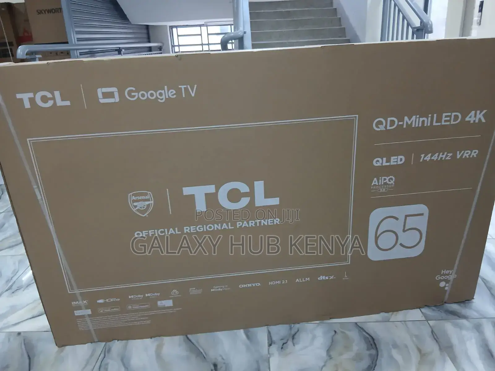 TCL 65′′ 65c755 Qd-Mini Led Qpro Google Tv