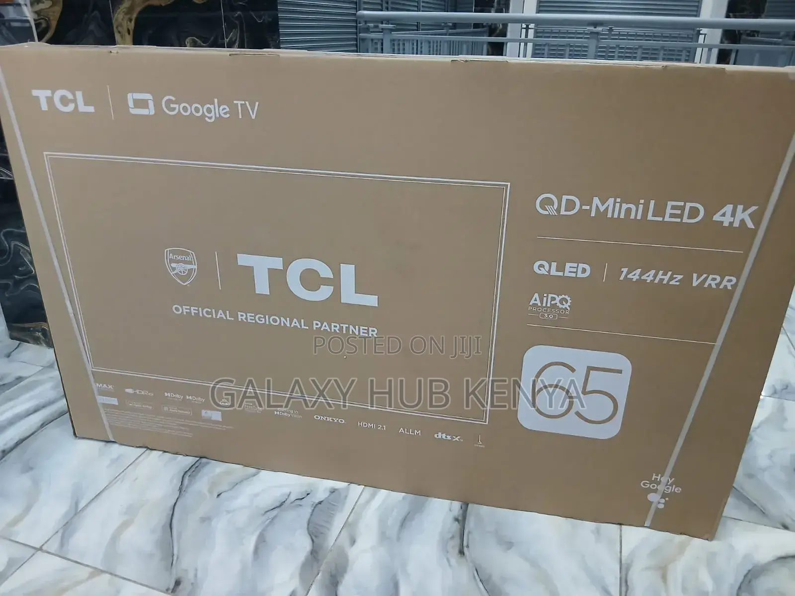 TCL 65′′ 65c755 Qd-Mini Led Qpro Google Tv