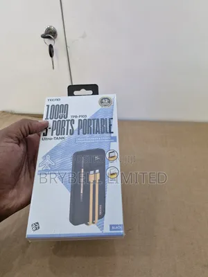 Brand New Tecno 10,Ooo Mah Portable Power Bank