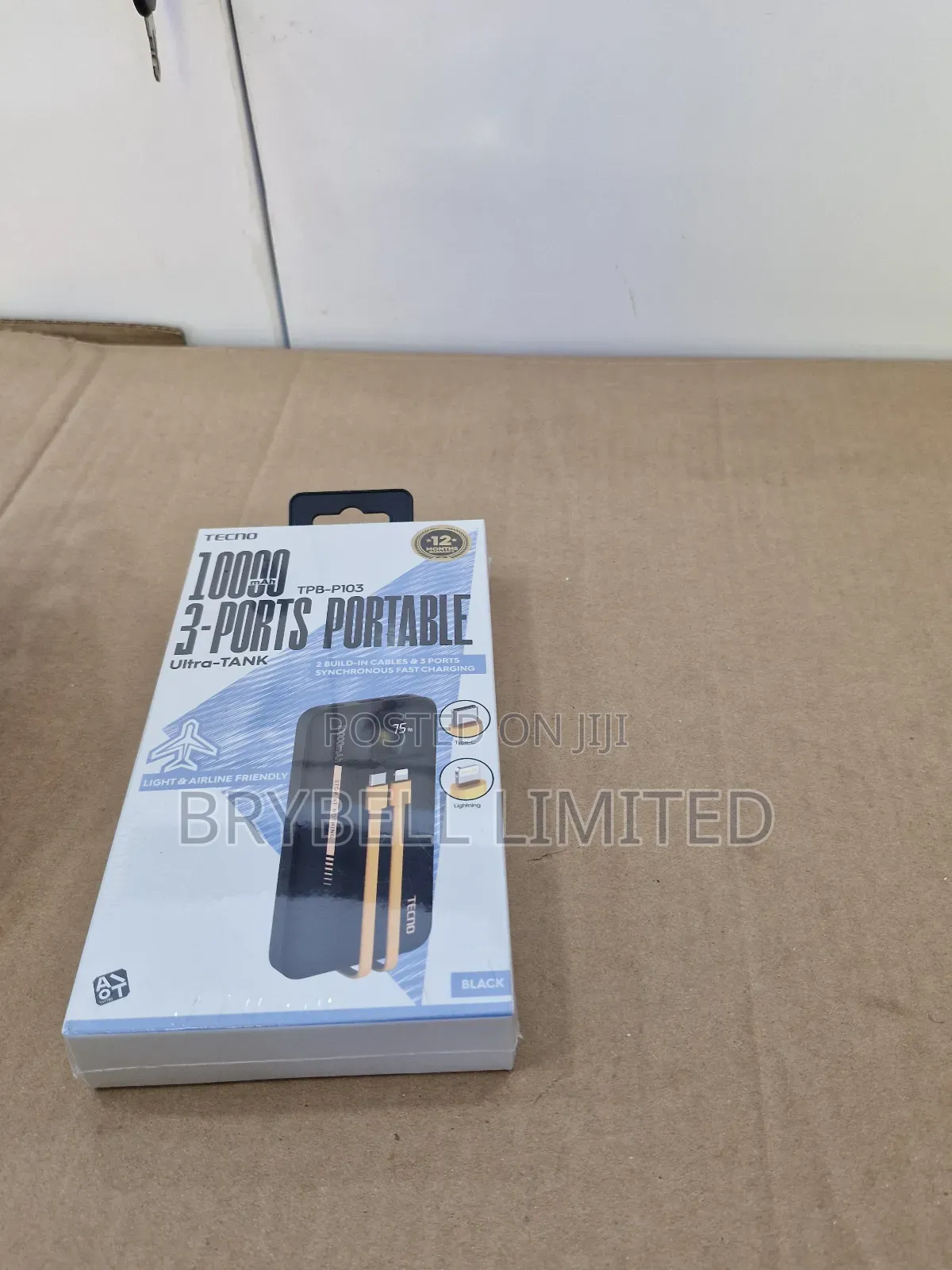 Brand New Tecno 10,Ooo Mah Portable Power Bank