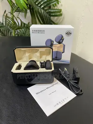 Dual Wireless Microphone With Charging Case