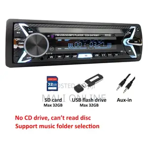 Multifunction Car Mp3player Fm Radio & Detachable Face Panel