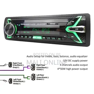 Multifunction Car Mp3player Fm Radio & Detachable Face Panel