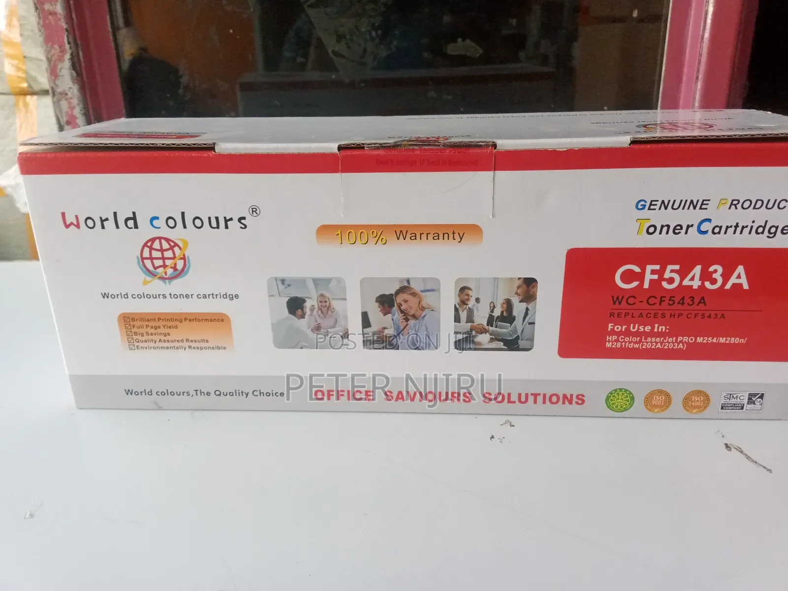 Worldcolor 203a Magenta Laserjet Toner Cartridge (Cf543a)