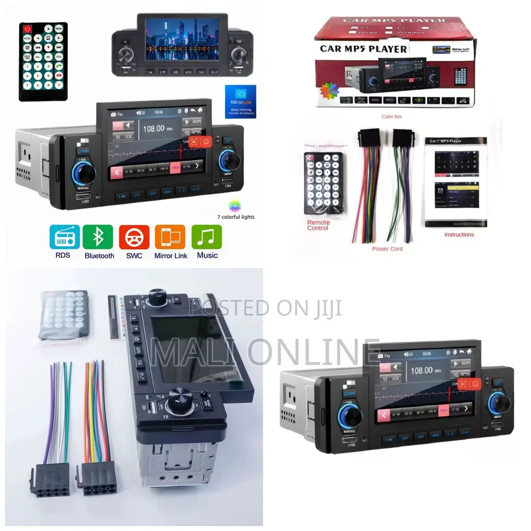 4.3” Touchscreen Bluetooth Car Mp5 Player Mirrorlink