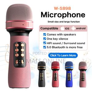 Wireless Portable Karaoke Microphone Speaker Bt Column Mic - thumbnail 2
