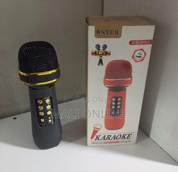 Wireless Portable Karaoke Microphone Speaker Bt Column Mic - thumbnail 4