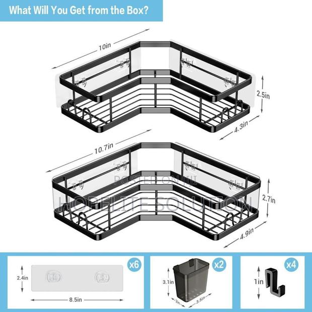 2 Pack Shower Candy Shelf - thumbnail 3