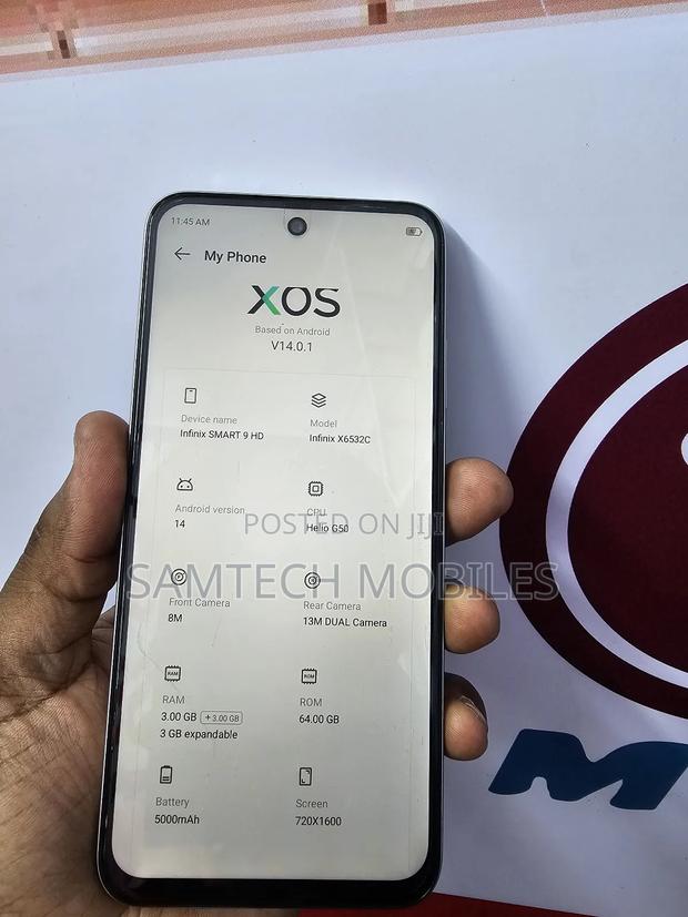 Infinix Smart 9 64 GB Gray - thumbnail 3