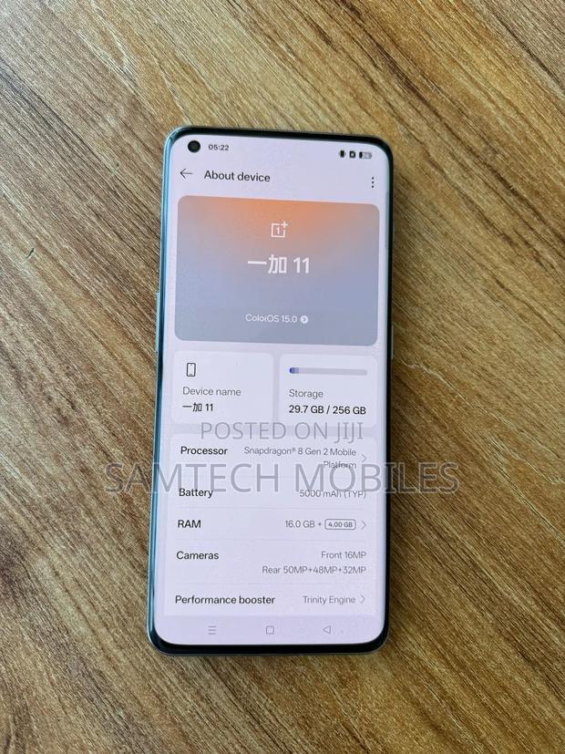 OnePlus 11 256 GB Gray - thumbnail 3