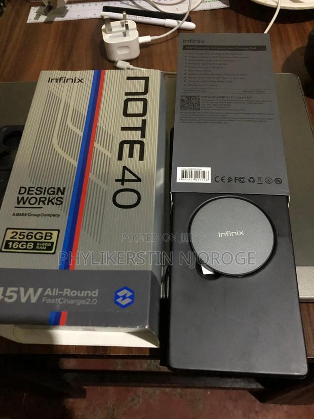 Infinix Note 40 256 GB Silver - thumbnail 2