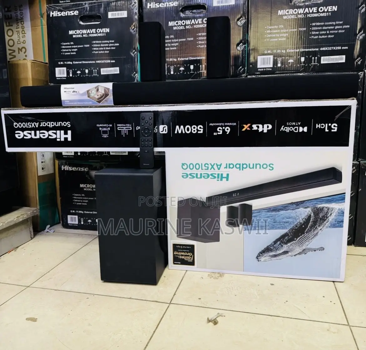 Hisense 580 W Sond Bar Ax5100g(2025 ) Model