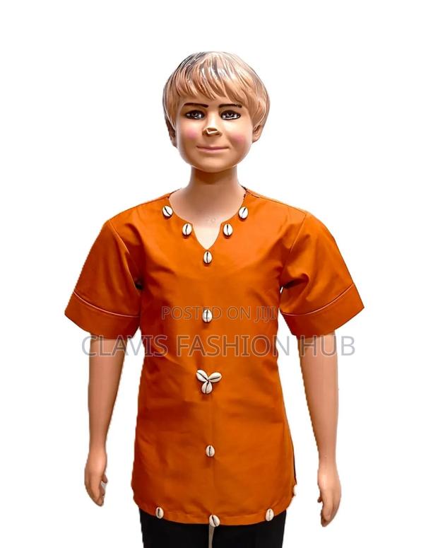 Kikuyu Brown Boys Shirt for CBC/Cultural Wear Day - thumbnail 2