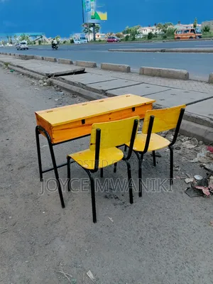 Twin or Double School Locker and Chairs 