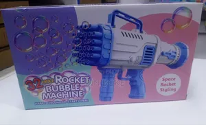 32 Holes Rocket Bubble Gun. This Innovative Bubble Blast