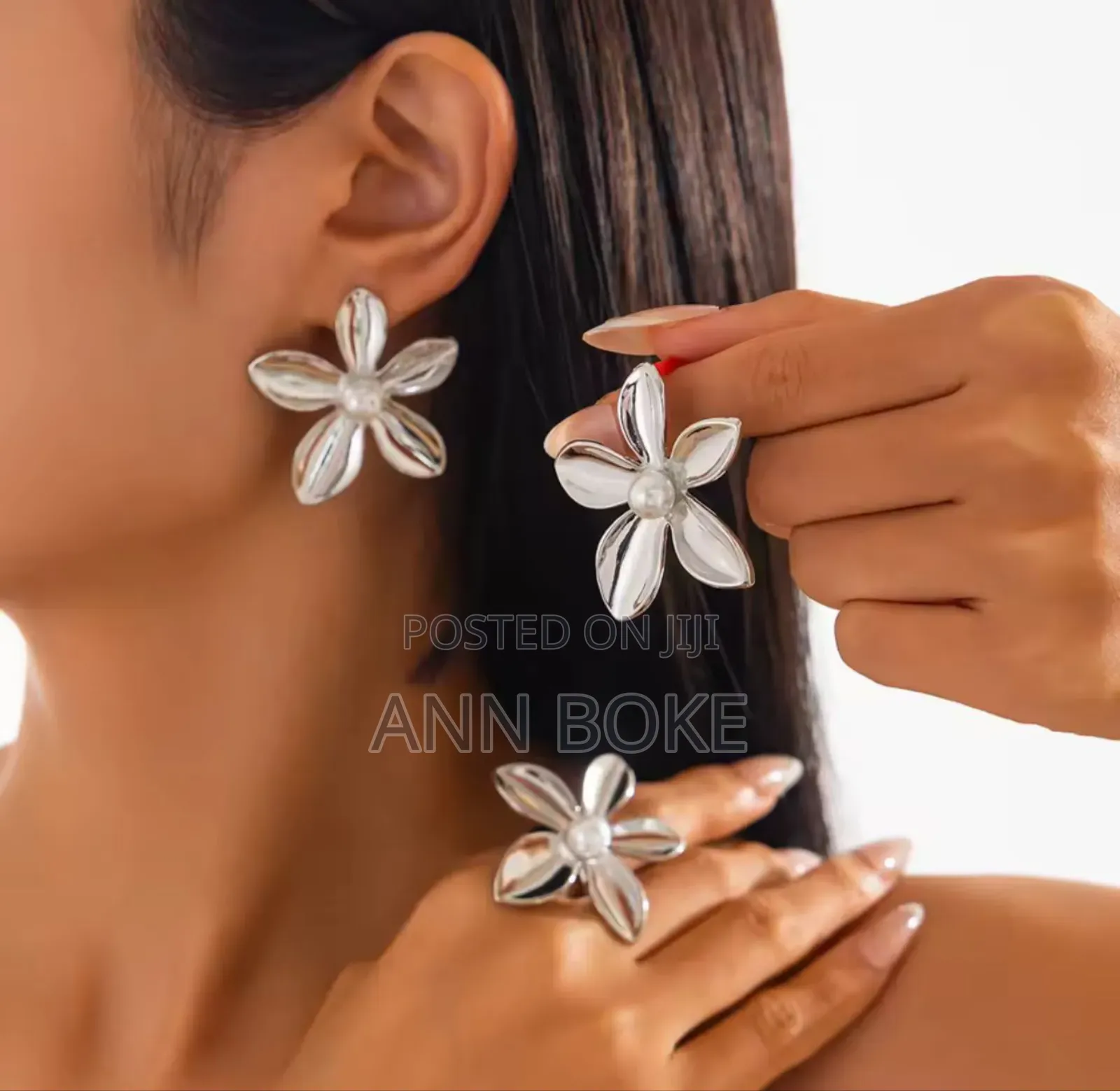 New in *3 Pc Matching Statement Earrings