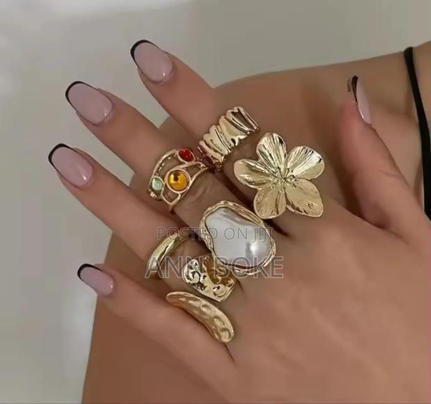 Chunky/Statement Set Rings * 6 Rings Per - thumbnail 3