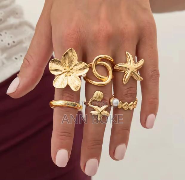 Chunky/Statement Set Rings * 6 Rings Per - thumbnail 4