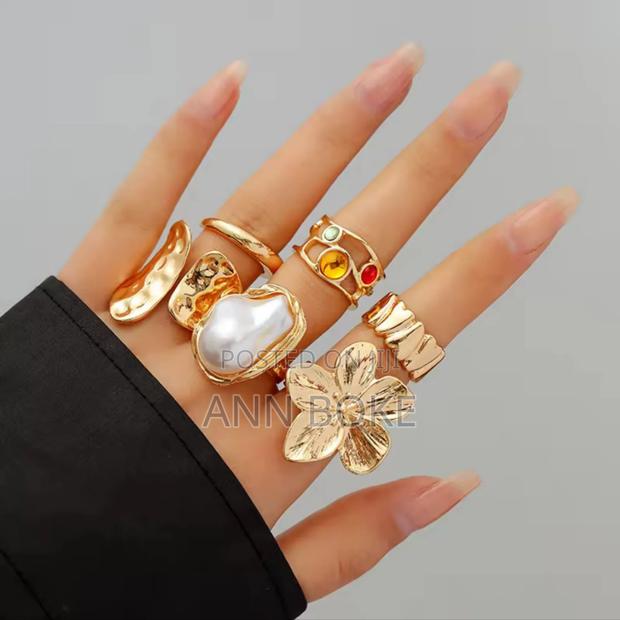 Chunky/Statement Set Rings * 6 Rings Per - thumbnail 5