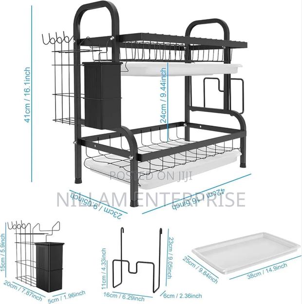 2 Tier Dish Rack - thumbnail 2