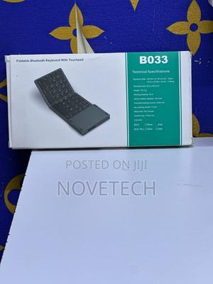Rechargeable Bluetooth Foldable Keyboard With Touchpad - thumbnail 2