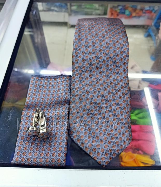 Grey Foulard Executive Tie Sets - main view