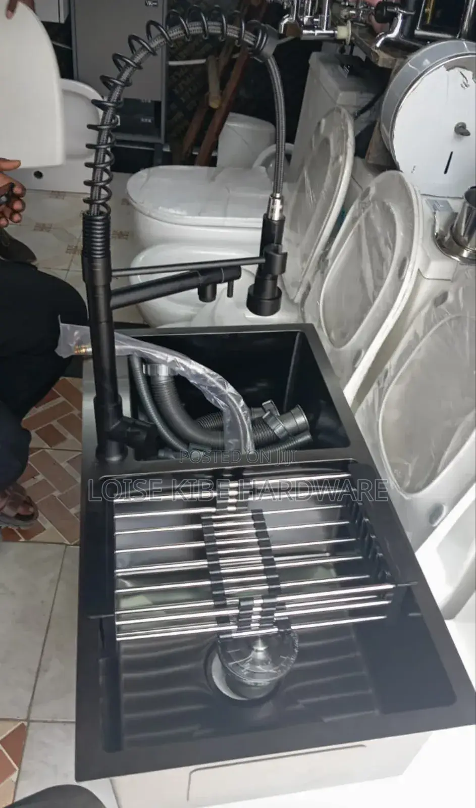 Black Kitchen Sink Heavy Duty Available