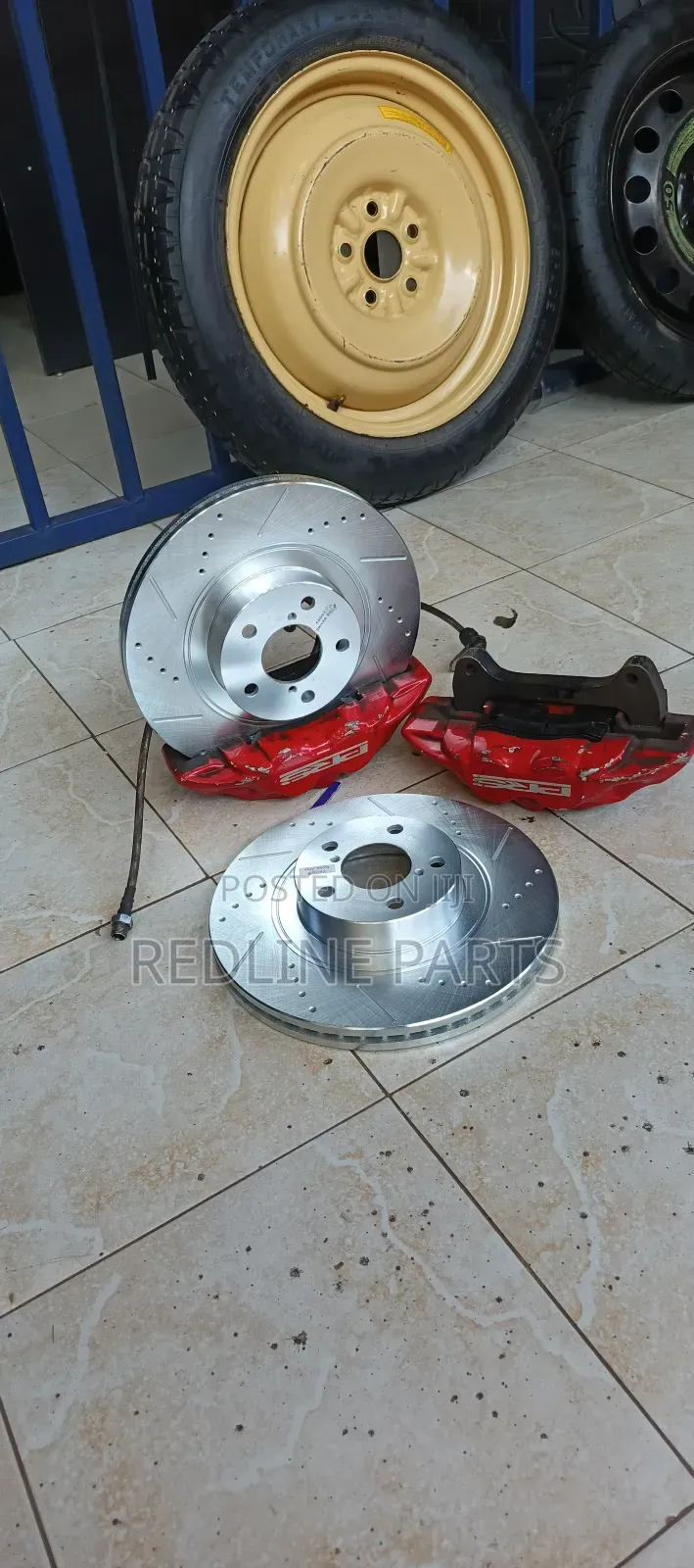 Subaru Big Brakes Front Set Up