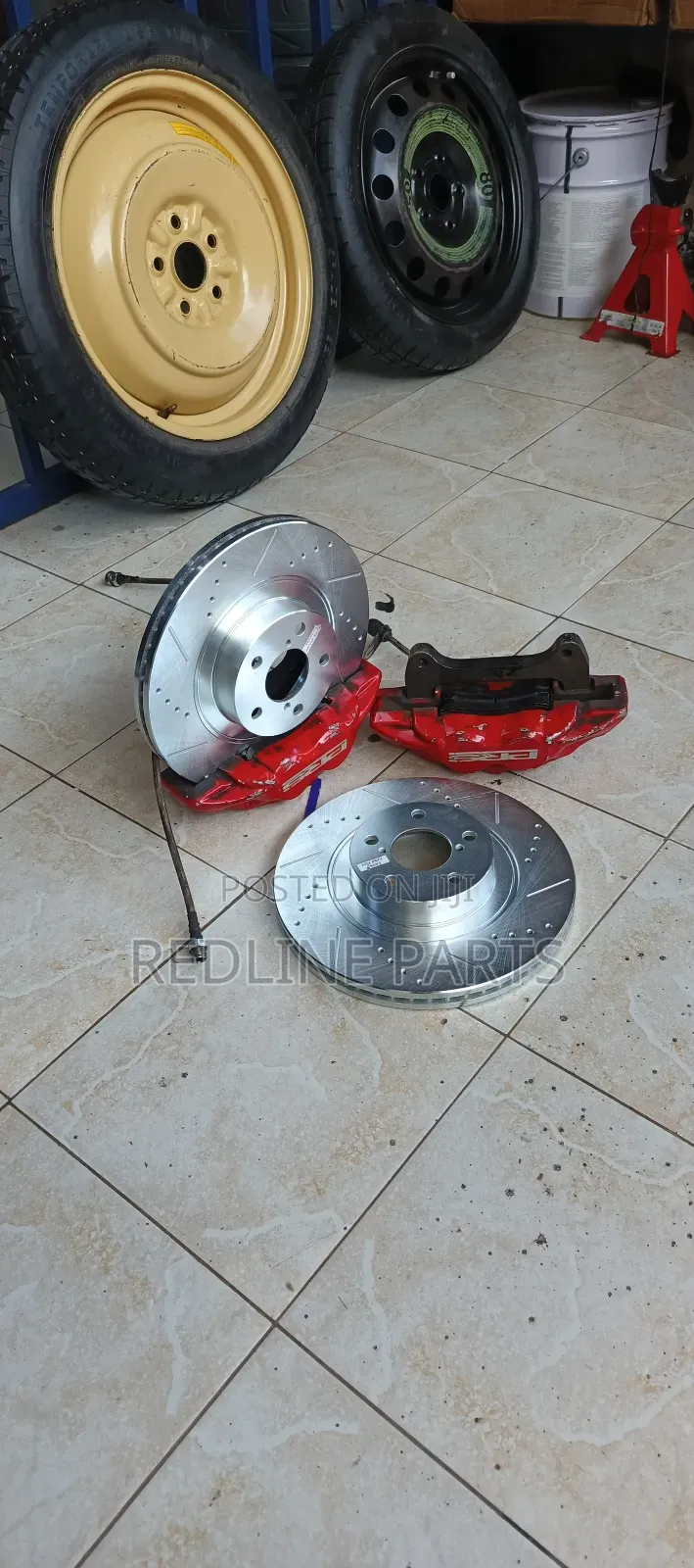 Subaru Big Brakes Front Set Up