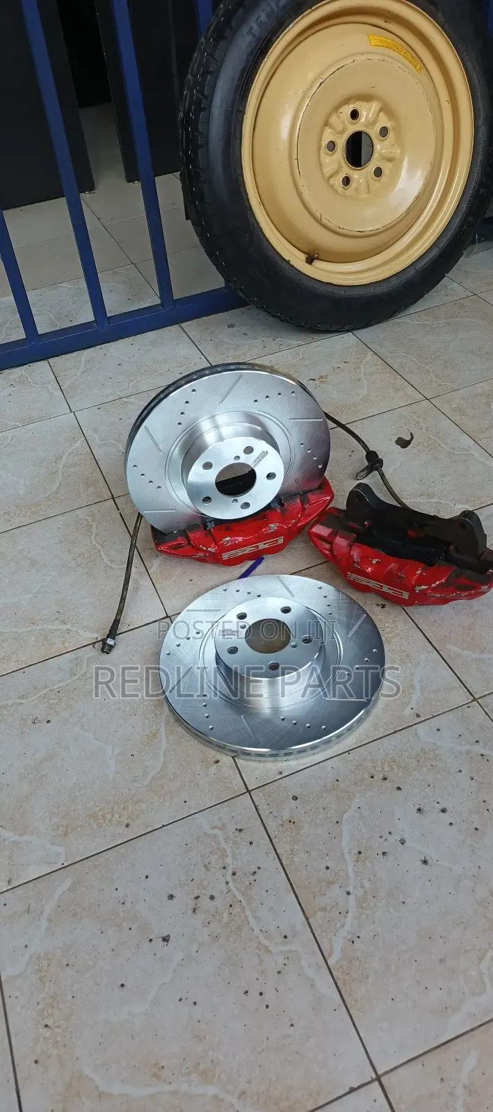 Subaru Big Brakes Front Set Up