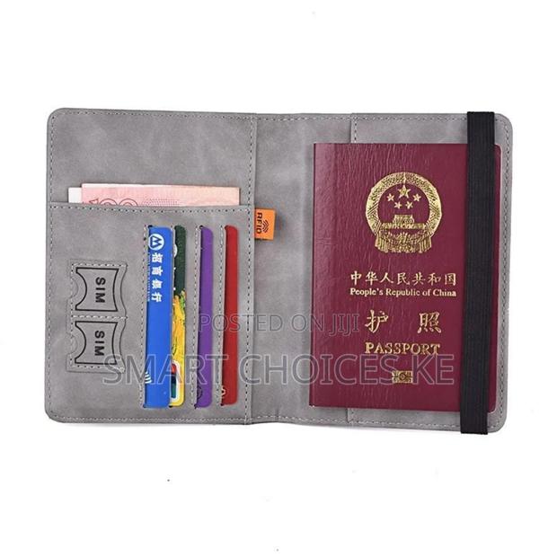 Leather Passport Holder Wallet - thumbnail 5