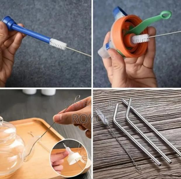 10pcs Reusable Straw Cleaner Set- Same Size - thumbnail 3
