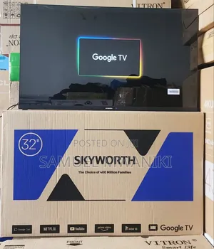 Skyworth 32" Full Hd Frameless Smart Google Tv Black