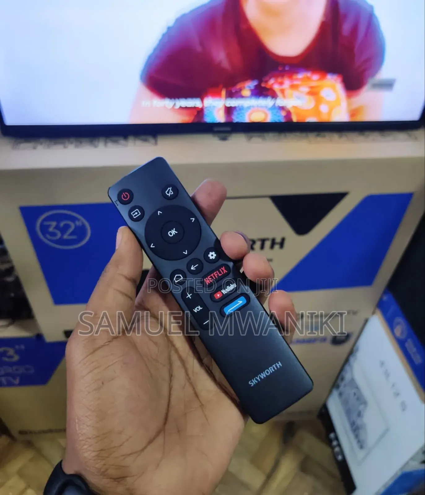 Skyworth 32" Full Hd Frameless Smart Google Tv Black