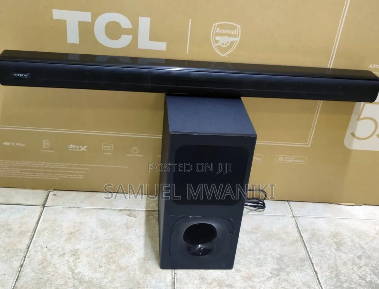 Vitron V52sb Soundbar 8000w Deep Bass Aux, Bluetooth Optical