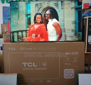 TCL 55" Uhd Google Tv With Hdr, Bluetooth 55v6c