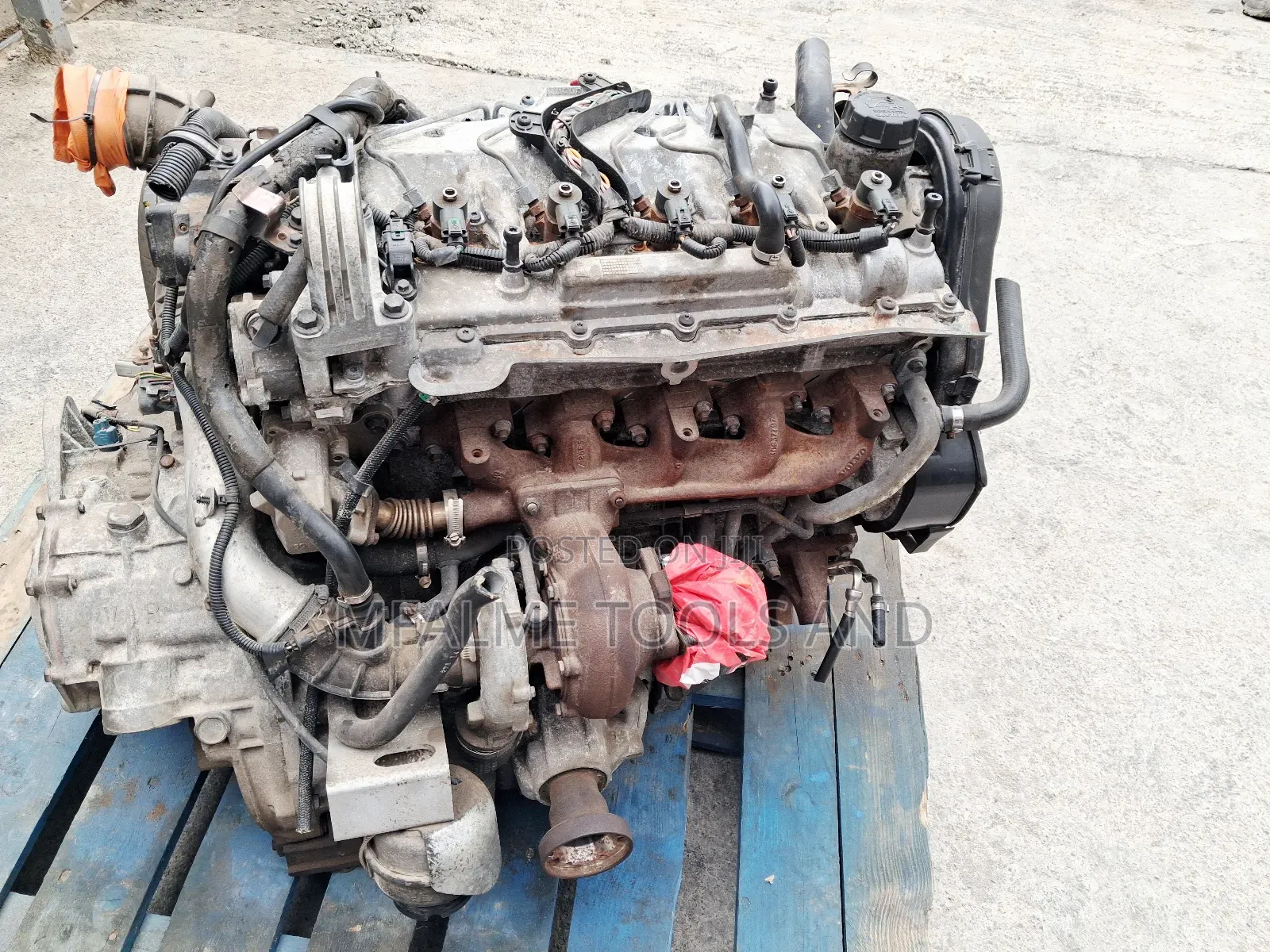 Volvo Xc90 2006 Diesel 2.4 Complete Engine Gearbox Etc Ex-Uk